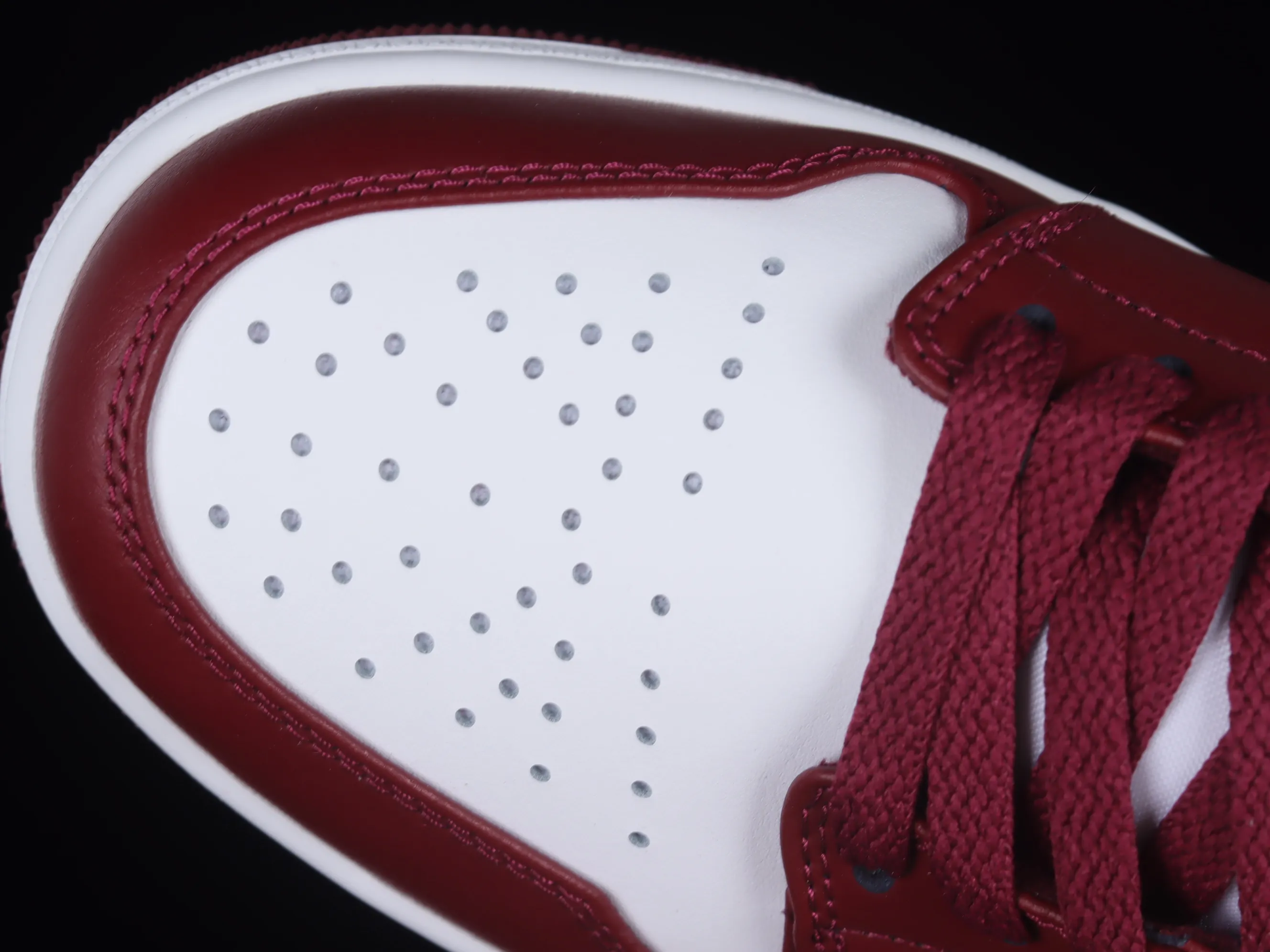 All categories Air Jordan Jordan series basketball shoes Air Jordan 1 Low G version pure original Air Jordan 1 Low "Bordeaux" AJ1 Joe 1 Bordeaux red low-top basketball shoes 553558-615